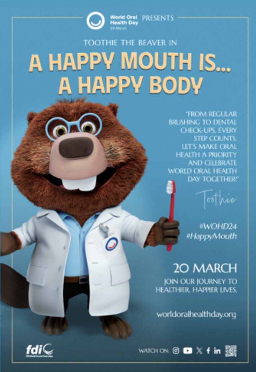growingsmilesuk's tweet photo. It's World Oral Health day.
Time to celebrate oral health and its benefits for overall health and well being.
Learn more about oral and general health https://t.co/RGzxKF8IUm
#wohd24 #happymouth #oralhealth #healthysmileforlife #growingsmiles https://t.co/OGmUxxzrm9