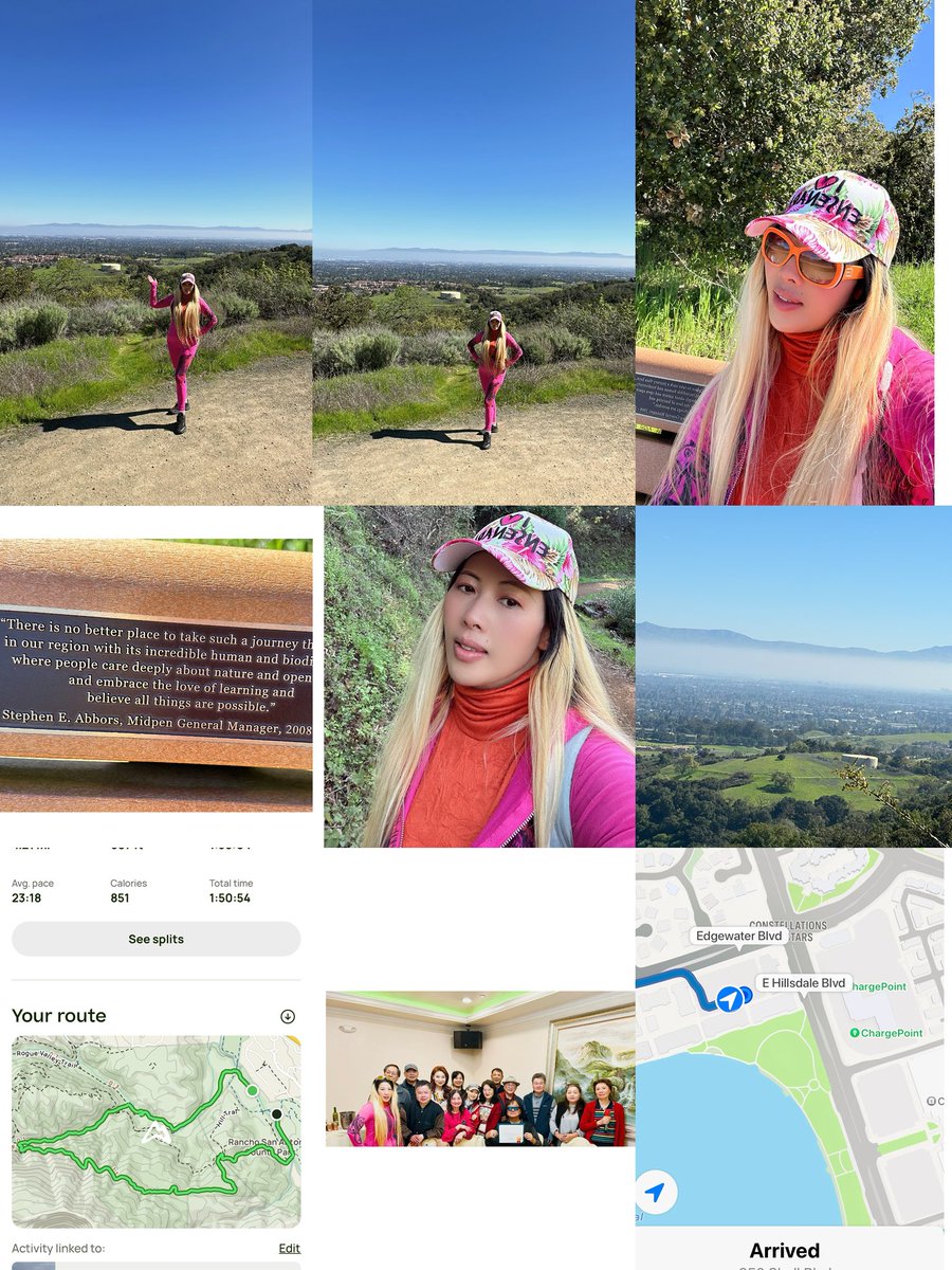 #goodnight ！ so #busy day, #hiking in the #Morning , #happy to hear #people say hi or #goodmorning to me , someone said I #like your outfits, I told them is #elliemei #elliemeidesign #outfitoftheday ,so nice #view with 4miles ,made it in 1hour 50 minutes,then 2 #meetings at