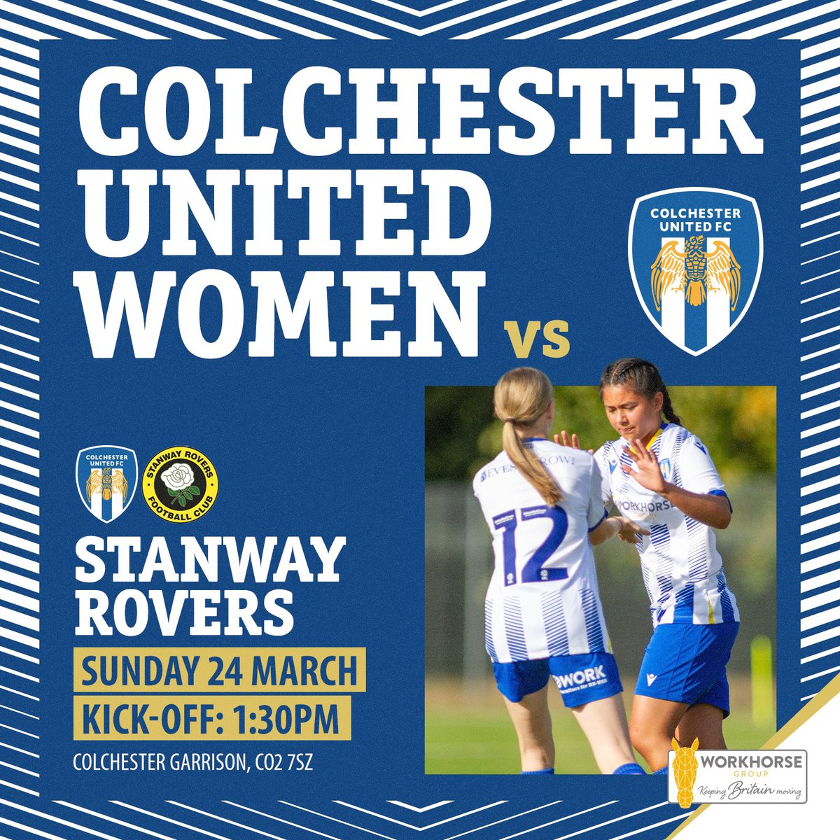 Colchester United Women FC (@colu_women) on Twitter photo UP FOR THE CUP 🏆
It's time for the <a href="/ecwfl/">Essex County Womens Football League</a> League Cup Quarter Finals!
We welcome our neighbours <a href="/FcStanway/">Stanway Rovers Ladies FC</a> to the Garrison
#CUWFC | #WeAreUnited | #ColU UP FOR THE CUP 🏆
It's time for the <a href="/ecwfl/">Essex County Womens Football League</a> League Cup Quarter Finals!
We welcome our neighbours <a href="/FcStanway/">Stanway Rovers Ladies FC</a> to the Garrison
#CUWFC | #WeAreUnited | #ColU
