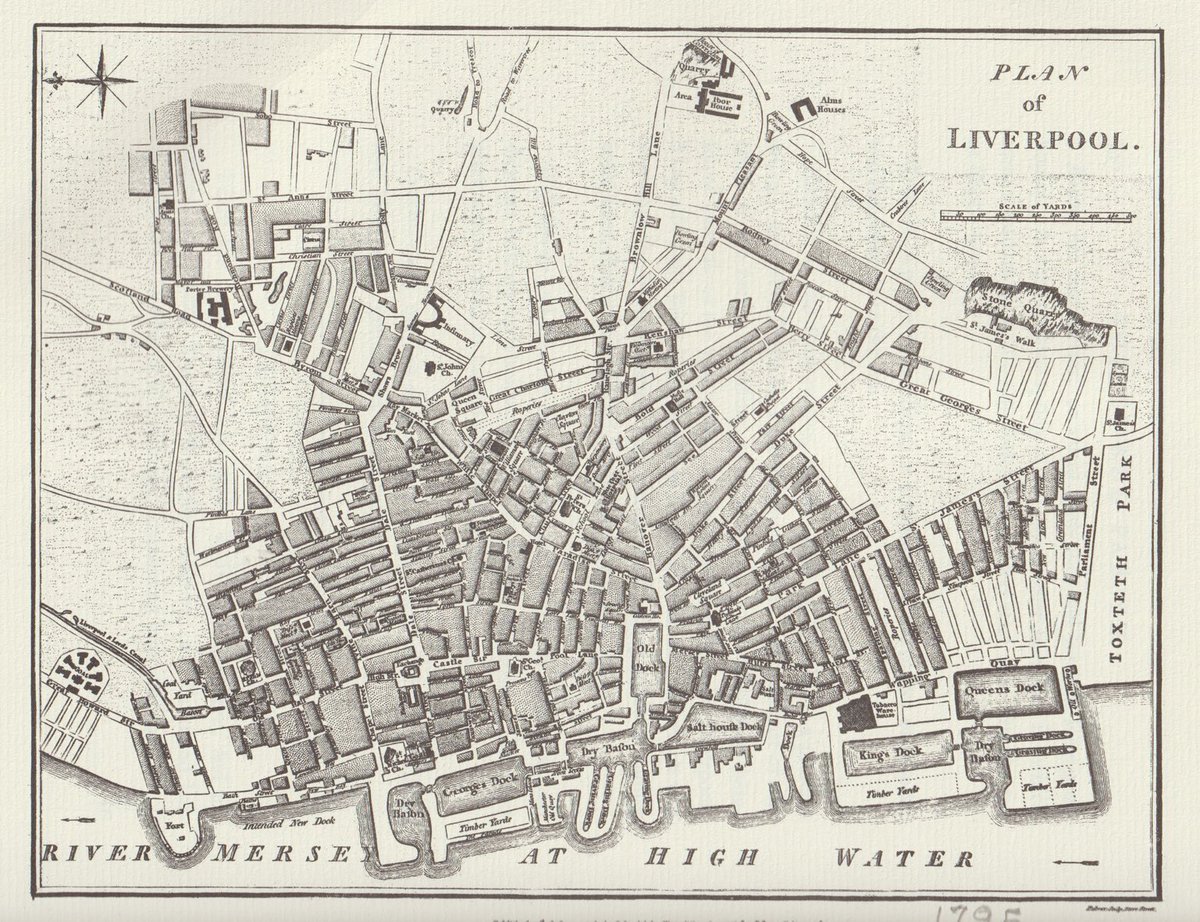 Map of #Liverpool 1795 by Gore apparently although I think Gore was probably the distributor rather than the cartographer.