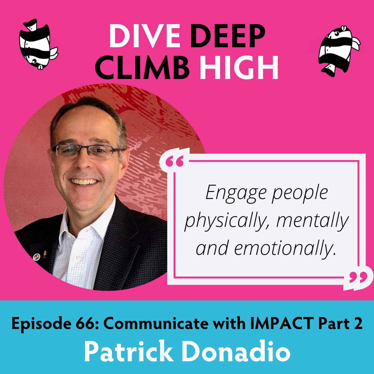 Communicate with IMPACT Part 2 with Patrick Donadio🎙 Learn about the power of active listening, the need to understand the intent of our #communication and importance of engaging people physically, mentally and emotionally. 🎧 Listen now: bit.ly/3YfgcjO #leadership