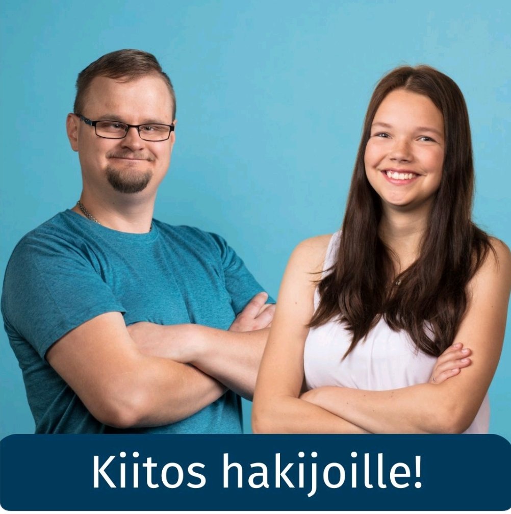 Iso kiitos kaikille <a href="/Luovi_fi/">Ammattiopisto Luovi</a> hakijoille kevään yhteishaussa! 2.6 hakijaa aloituspaikkaa kohden on huima luku. Teemme parhaamme löytääksemme jokaiselle vaativaa erityistä tukea tarvitsevalle kohdallisen opiskelupaikan. #suomitarvitseekaikkikädet
