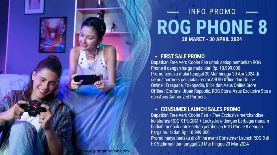Yuhuuuu, udah pada tahu kan harga #ROGPhone8ID <a href="/ASUS_ROG_ID/">ROG Indonesia</a> Beyond Gaming? Eiits, fyi aja niih, kalau kamu mau lebih hemat, jangan lewatkan promonya mulai hari ini, ada First Sale Promo dan ada Consumer Launch Sales Promo. Info lengkap promonya cek di gambar ya!