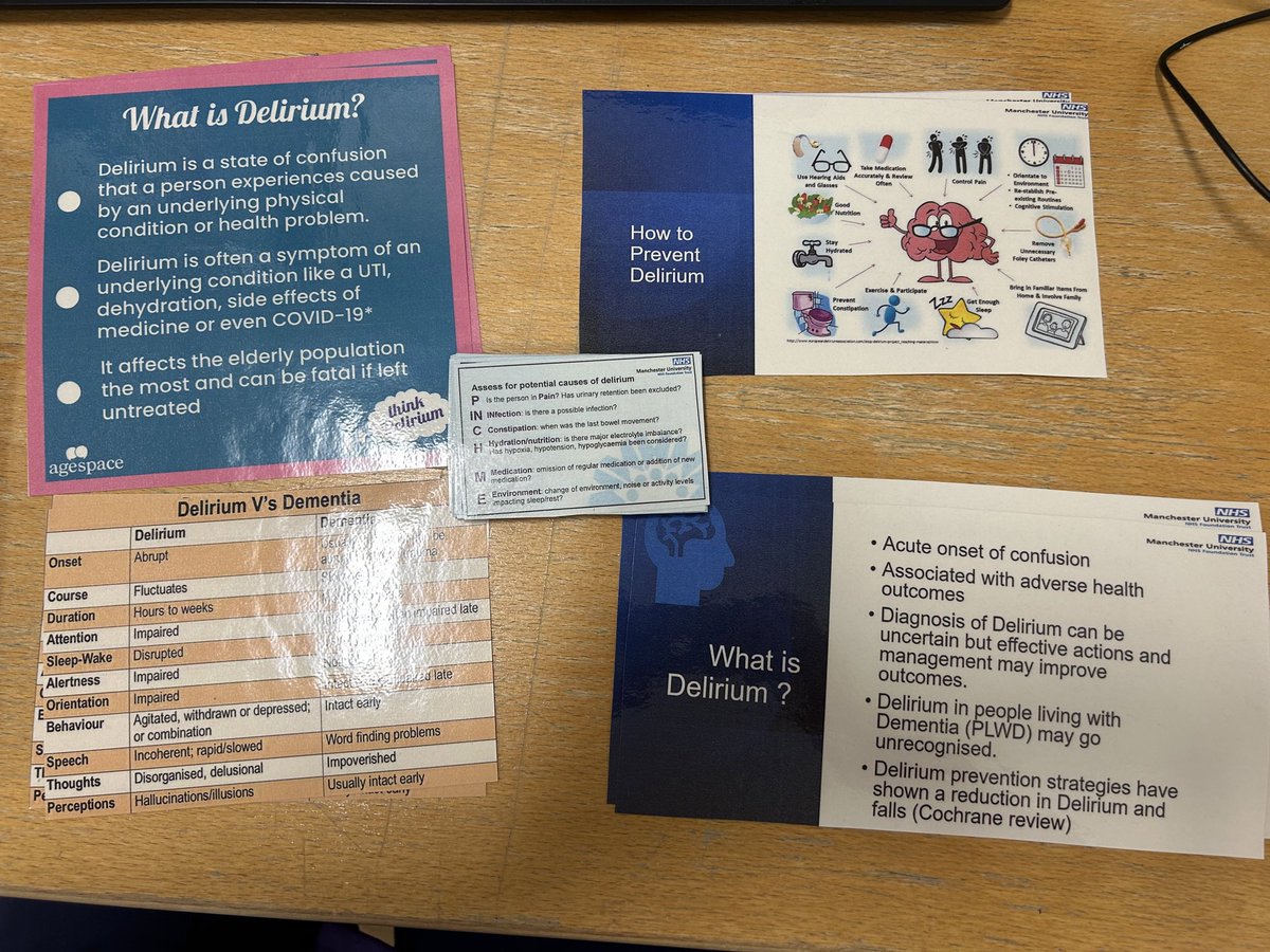 AMU NMGH (@amu_nmgh) on Twitter photo Some information for our neurodiversity week display.. Delirium.. remember P.I.N.C.H M.E …. <a href="/NorthMcrGH_NHS/">North Manchester General Hospital</a> Some information for our neurodiversity week display.. Delirium.. remember P.I.N.C.H M.E …. <a href="/NorthMcrGH_NHS/">North Manchester General Hospital</a>