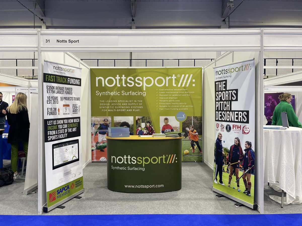 We’re all set up & ready to go here at the @YouthSportTrust Conference 2024. If you’re attending then please feel free to pop by and say hello at stand 31. #YSTconference