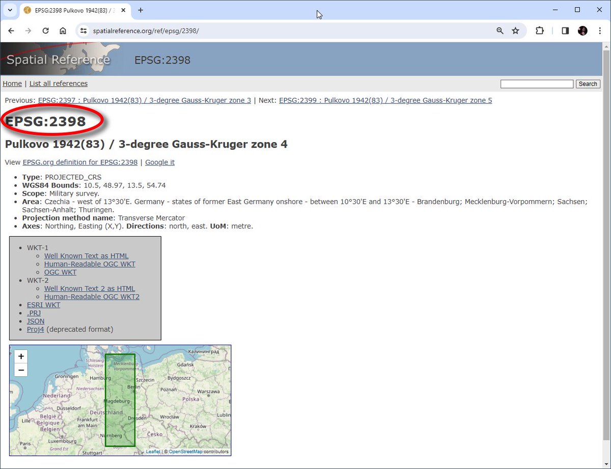 geoObserver_'s tweet image. EPSG-Codes: Den Überblick behalten! / EPSG codes: Keep the overview! geoobserver.wordpress.com/2024/03/20/eps… #epsg #spatialreference #gistribe #gischat #fossgis #foss4g #OSGeo #spatial #geospatial #gis #geo #geoObserver pls RT
