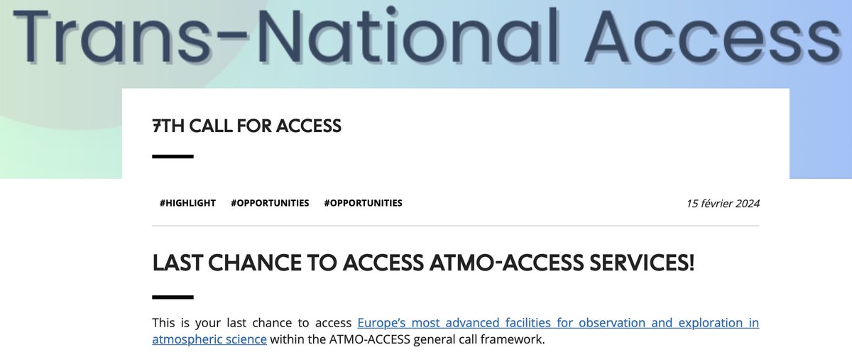 Second day of the @atmo_access annual meeting Fascinating to learn how access to research infrastructures is organised in an area so different to @instructhub The support of @HorizonEU @EU_Commission to transnational access #TNA is crucial!