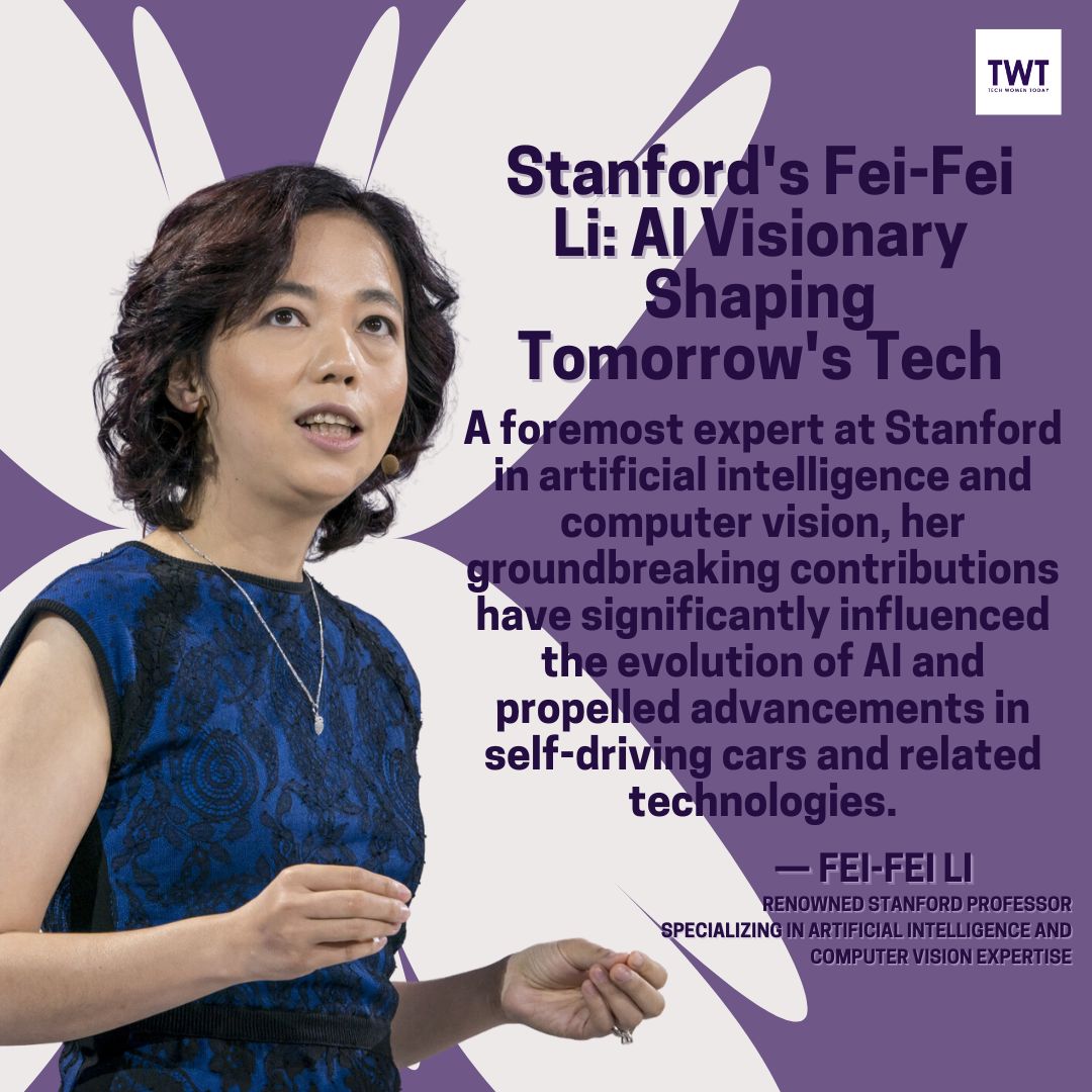 Dive into the world of AI and computer vision with Stanford's own Fei-Fei Li! 🌟 

Her groundbreaking research has reshaped the landscape of technology, driving advancements in self-driving cars and beyond. 

#Leadership
#WomenInBusiness
#DiversityAndInclusion
#CareerAdvice