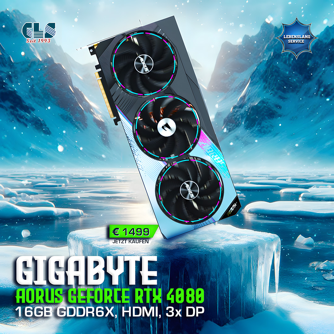 🌟 GIGABYTE AORUS GeForce RTX 4080 Master (16GB): Leistungsstarkes Kraftpaket mit erstklassiger Kühlung!

🕹️ HIER KLICKEN: cls-computer.de/gigabyte-aorus…, um es Ihr Eigen zu nennen und in die Zukunft des Gamings einzutreten.

#GIGABYTE #AORUS #GeForceRTX4080 #RTX4080 #PCGaming