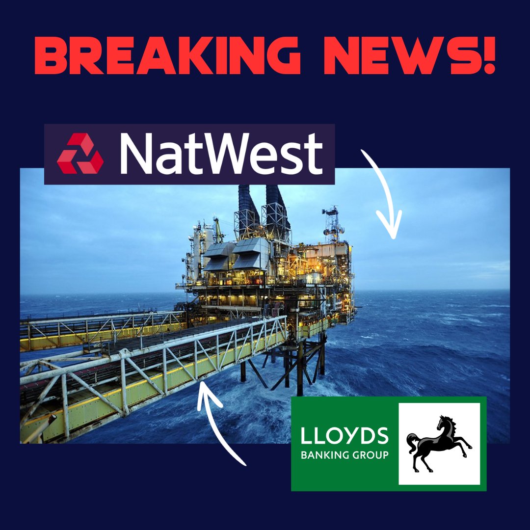 BREAKING 🚨 @LloydsBank and @NatWest_Help are pumping millions into Ithaca, the company behind the controversial new oil field Rosebank. This is despite their pledges to stop propping up new fossil fuel projects.