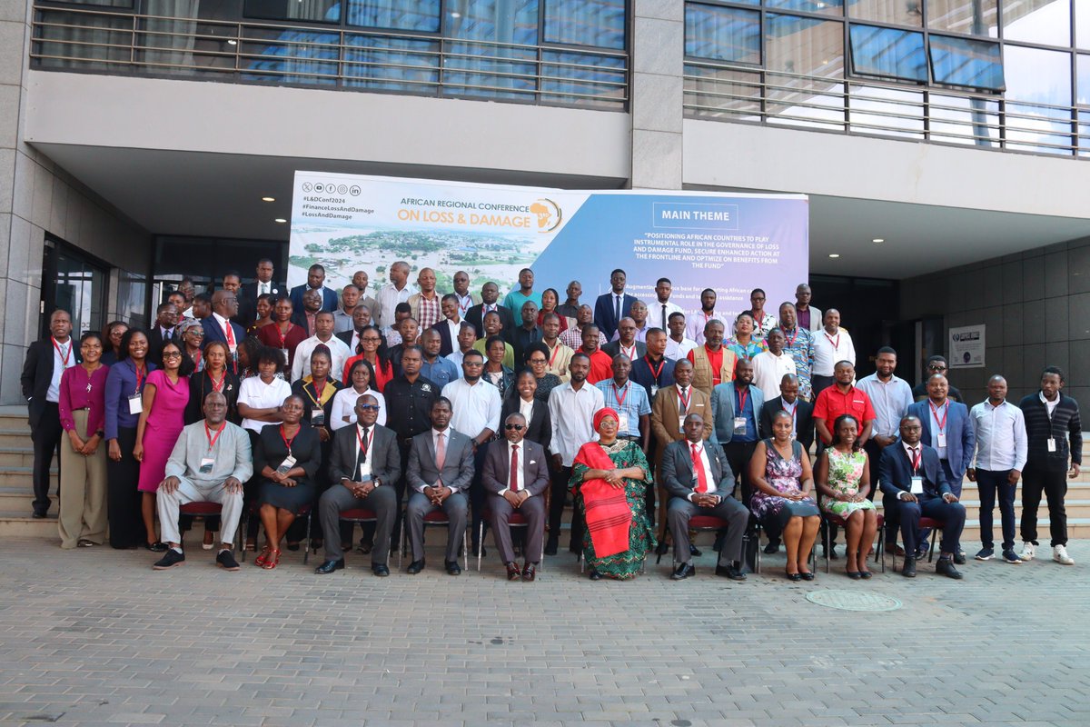 The 3rd African Regional Conference on Loss and Damage Day One Group Photo.

 #L&amp;DConf2024
#FinanceLossAndDamage
#LossAndDamage