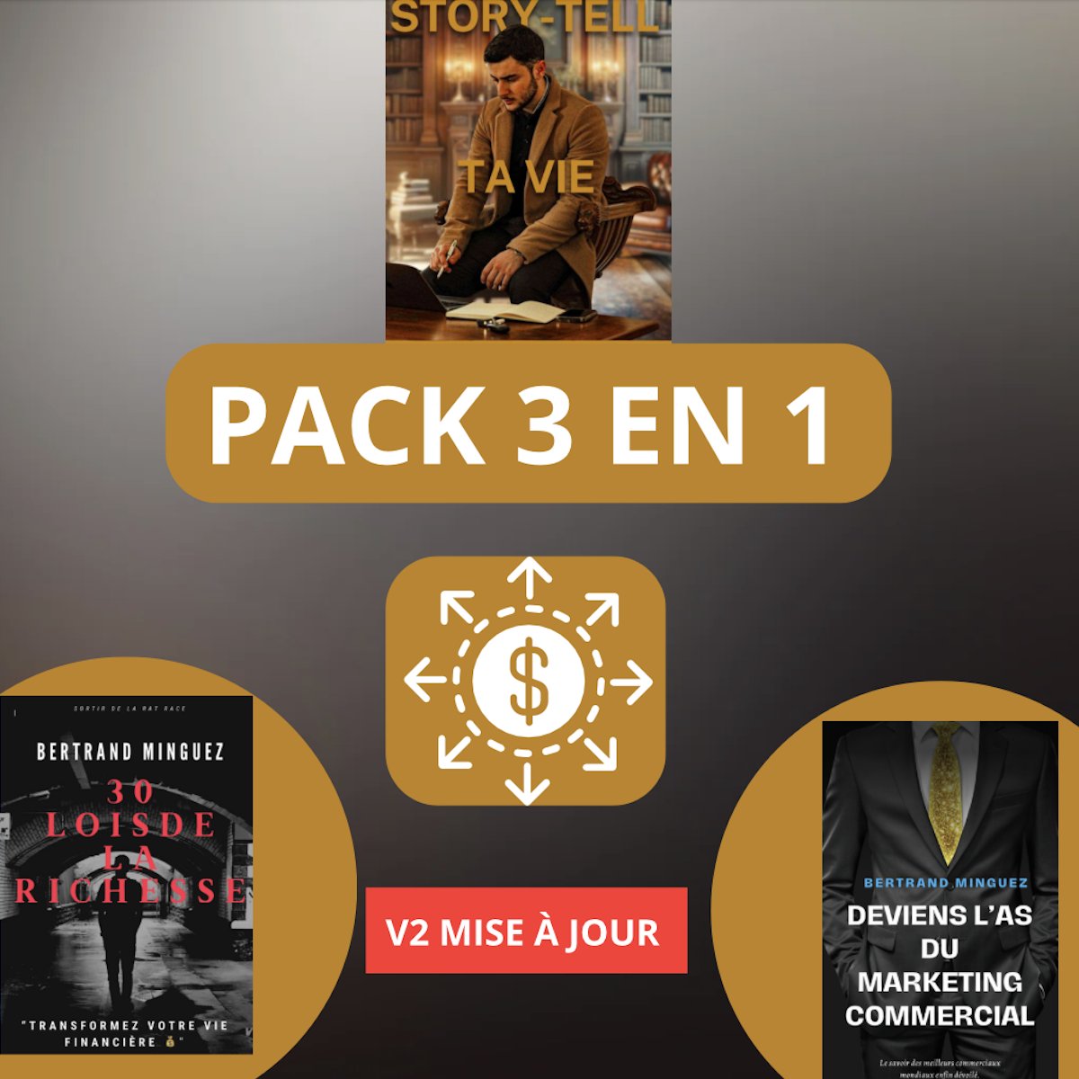 Bertrand_Ming's tweet photo. 3 EN 1  : Le PACK suprême des entrepreneurs🎁

- Art oratoire (pitcher et convaincre)🗣️
- Marketing🚀
- Toutes les lois pour devenir RICHE à mettre en place

Valeur 80€ 👉gratuit 48H🔥

Pour avoir les formations
- Follow-moi (pour te DM)
- LIKE et RT ❤️
- Commente "PACK" https://t.co/ZwrMR21oCB