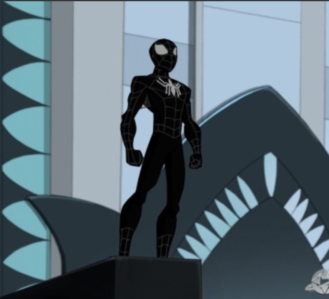 jfdjvndkkckc's tweet photo. So, I just watched all the symbiote adaptations  and have kept track of how much peter keeps the suit in each adaptation: 
- 4 days (90s show) 
- a couple of weeks(Spider-man 3)
- a couple of weeks( Spectacular )
- 2 days and a half (Spider-man 2) https://t.co/Y8ad1Jswlv