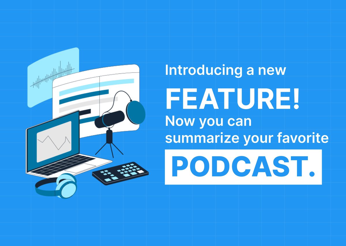 🎉 Big News Alert! 🎉 We are finally introducing the highly anticipated feature, Podcast Summaries ! 🎧 #PodcastSummaries #TubeOnAI