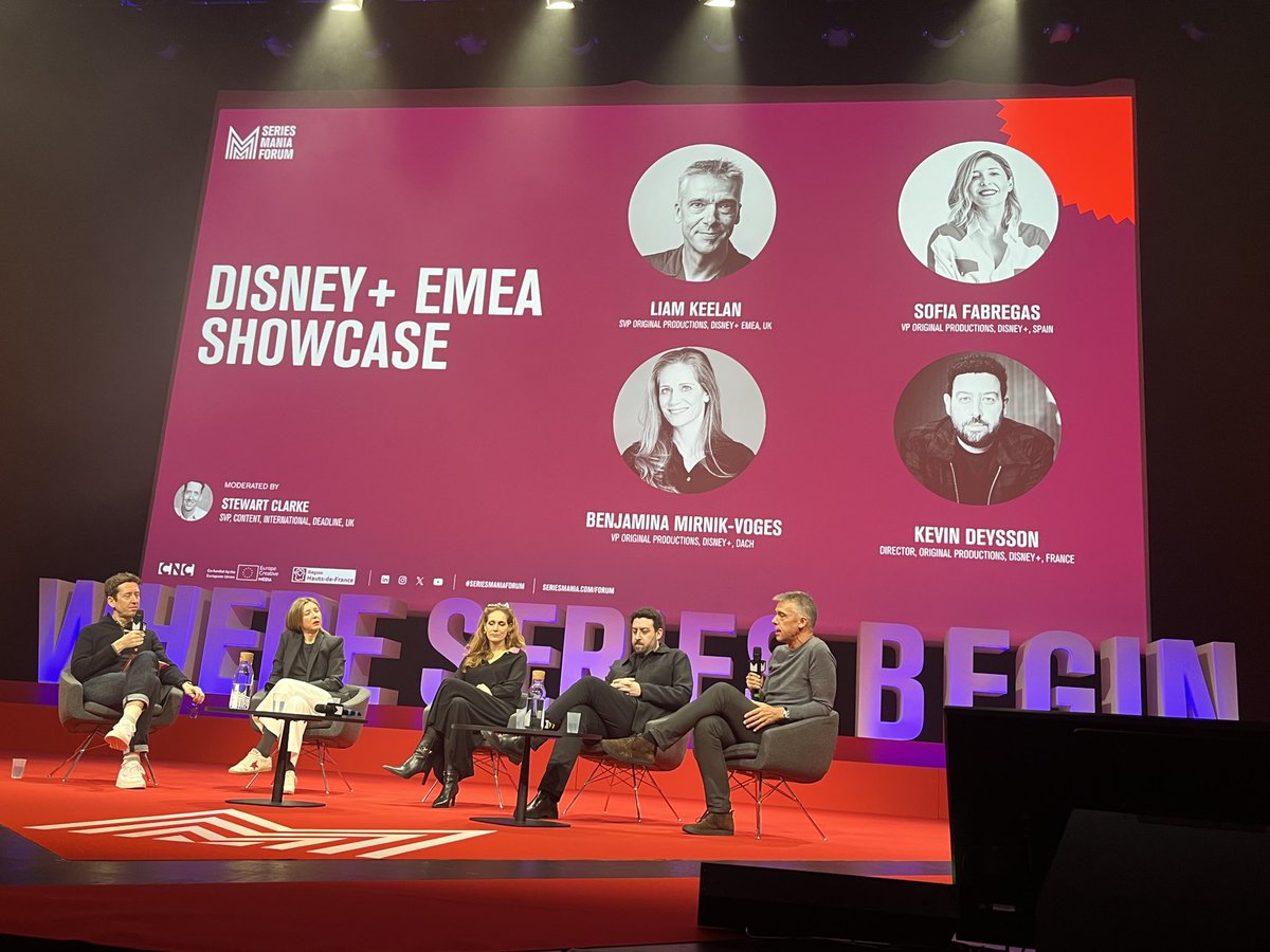 Disney+ EMEA showcase in Lille  thank you <a href="/seriesmania/">Series Mania</a> ! @seriesmaniaforum