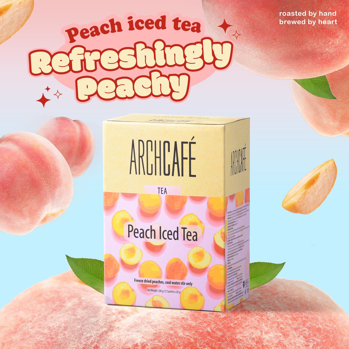 Archcafe88's tweet photo. PEACH ICED TEA - REFRESHINGLY PEACHY 🍑
🌟 Every drop of peach tea brings a wonderfully cool and refreshing sensation. The natural flavor of fresh peaches blends with delicate tea, creating an irresistible beverage on hot, sunny days.
#archcafé #peachtea #summer #Vietnam https://t.co/a92BPt6PpT