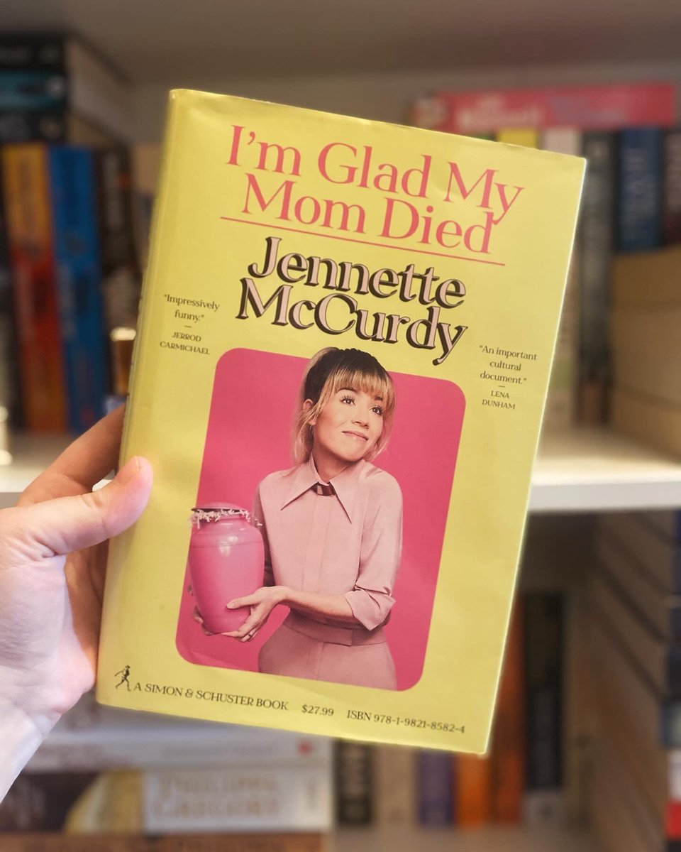 5 STARS🌟🌟🌟🌟🌟
I’m Glad My Mom Died by Jennette McCurdy 

If you loved icarly and Sam & Cat as a kid you’ll might like to hear about the truth behind the actor who played Sam Puckett.

#ImGladMyMomDied #JennetteMcCurdy #5Stars #BookTwitter #booktwt #BookX