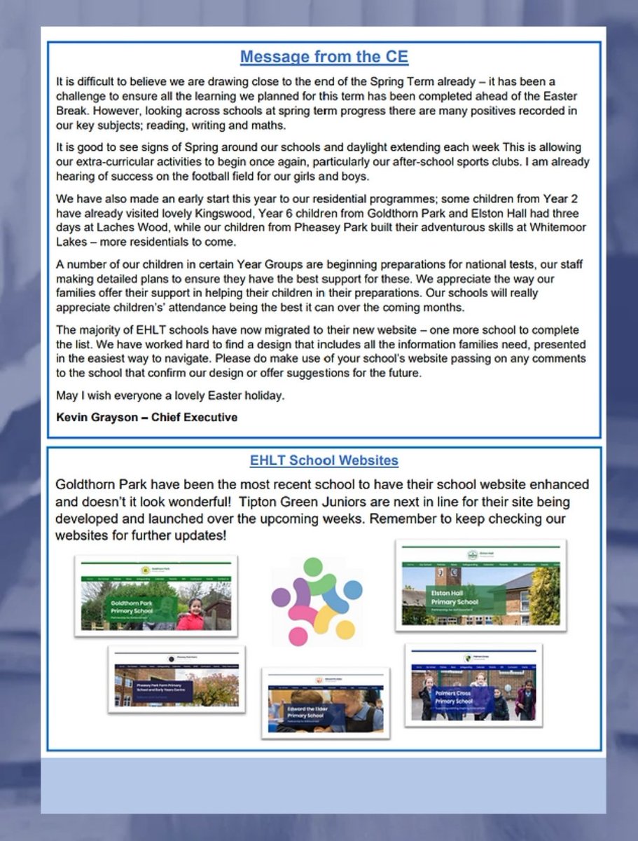 Elston Hall Learning Trust tweet media