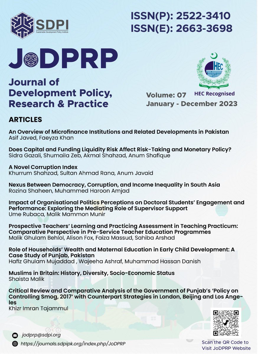 Journal of Development, Policy, Research & Practice (JoDPRP), Volume 7 is Now Available Online! 📚 🌐 📝Check out the latest articles 🔍 Explore the latest research findings. 📖 Read, engage, and share the articles that captivate you. 👥 Spread the word within your network and…