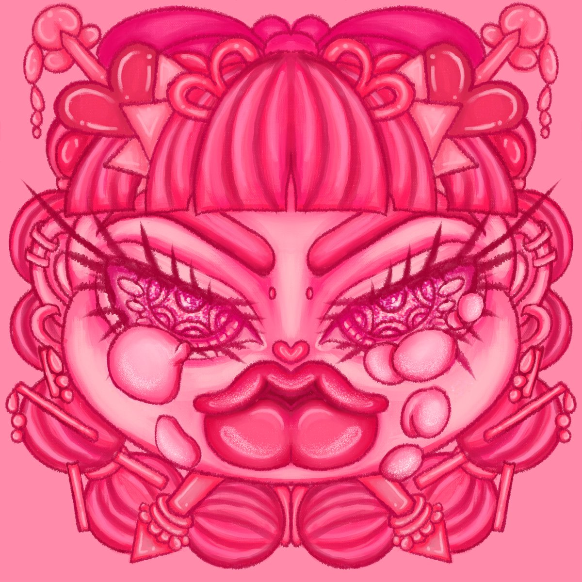 ooohnao's tweet photo. happy and mad nao 💜🩷🟣🎀 https://t.co/JrmEWGlxDj