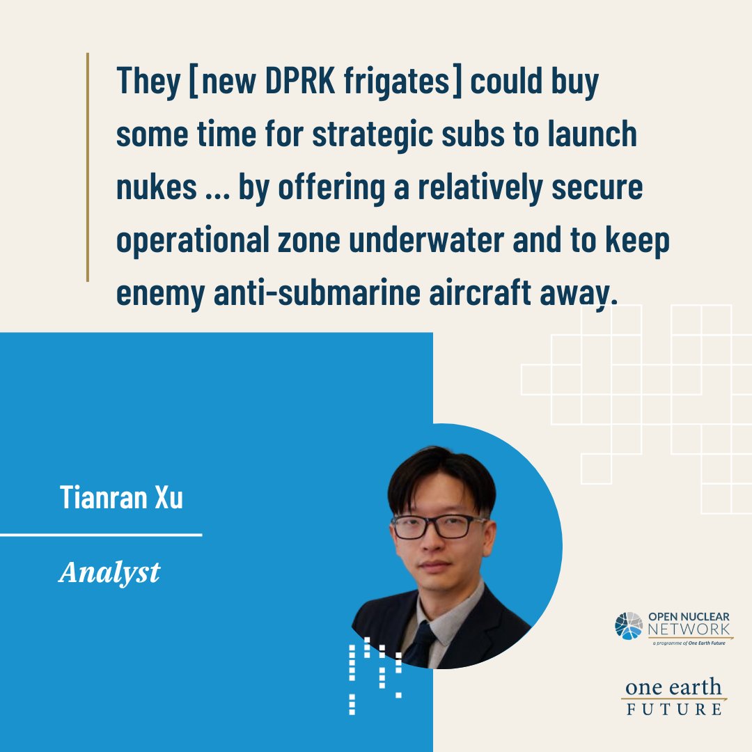 📣 #ONNexternal: ONN analyst Tianran Xu said that the new DPRK frigates could carry out peacetime duties and provide limited protection for the DPRK's strategic submarines in a war. However, they are vulnerable in a modern naval warfare environment. 🔗 nknews.org/pro/north-kore…