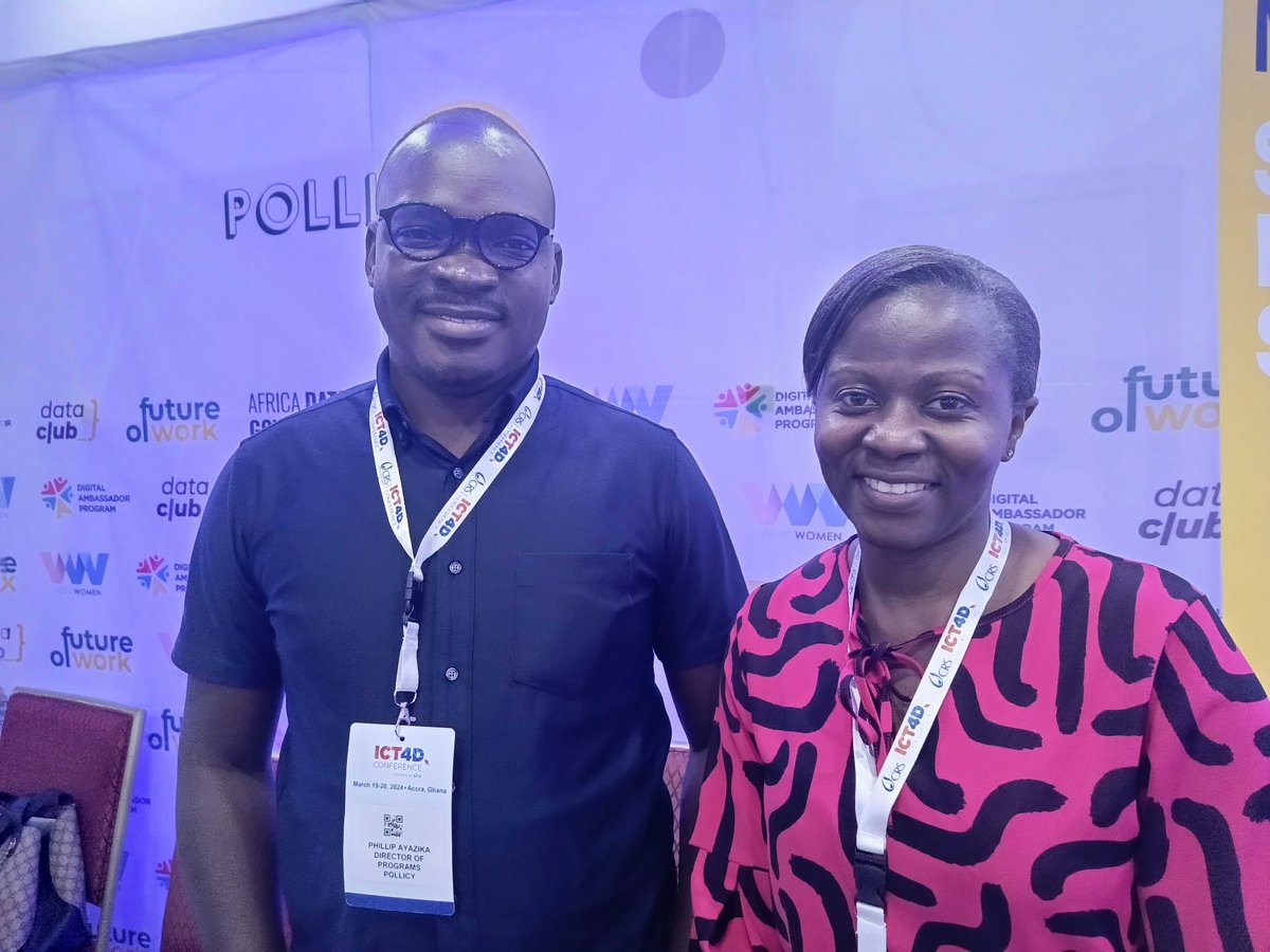 PollicyOrg's tweet image. 🚀 #ICT4DConference: DAY 2⃣!
We were so thrilled for the fascinating insights and innovations from yesterday's plenary, demos and sessions, we absolutely look forward to even greater collaboration and discourse in today's gathering for digital transformation. #ICT4D #Development