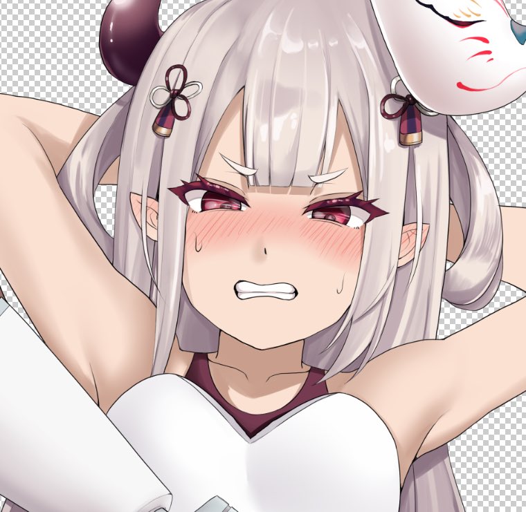 いい感じにお面が描けたから見てほしい 