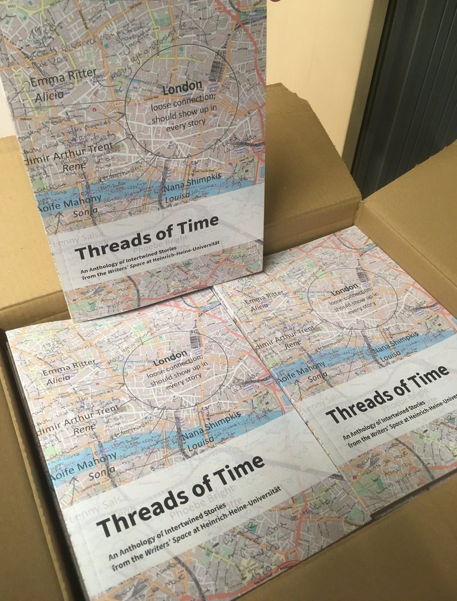 To celebrate #WorldStorytellingDay, I'm sharing the result of a very special, character-driven collaborative writing project of I did with the wonderful creative writing students at @HHU_de: Threads of Time - An Anthology of Intertwined Stories.#creativewriting #WritingCommunity
