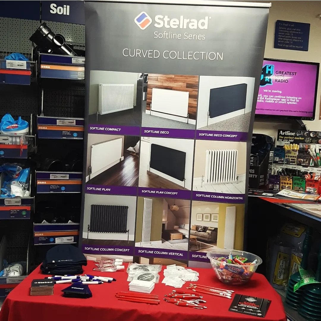 Today you can find us talking all about Softline at @CityPlumbingUK Leeds Wortley. Come down to find out more and pick up some Stelrad freebies!

@Stelrad 

#trademorning #heating #plumbing #radiators #freebies #softline #stelrad