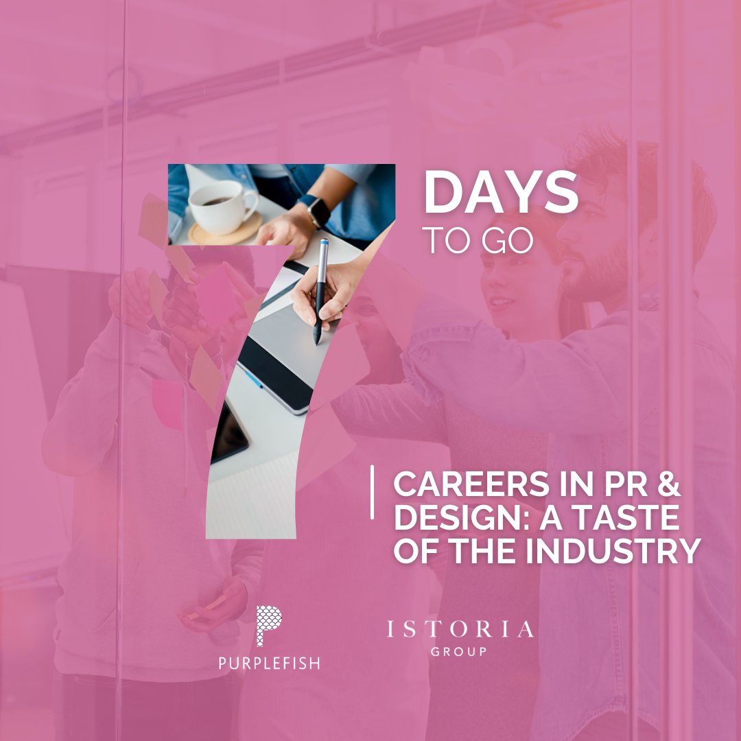 📣 Calling all creatives! Just 1 week to go! Join us & @PurplefishUK for a day of inspiration on March 27th! Explore #design magic w/ us & learn #PR tips with the Purplefish team. Stick around for snacks & good vibes at 📍 Paintworks, BS4 3EA RSVP: hubs.la/Q02mHm2M0