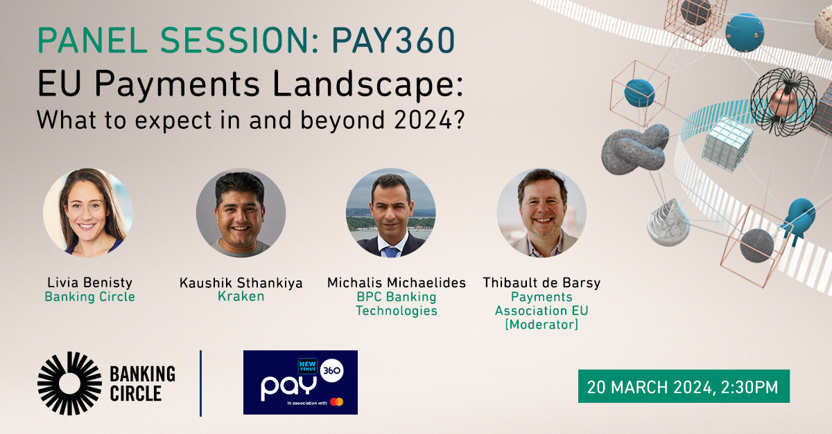 The Banking Circle team is looking forward to day 2 of #PAY360! Don't miss today's panel, 'EU Payments Landscape: What to expect in and beyond 2024?' at 14:30.