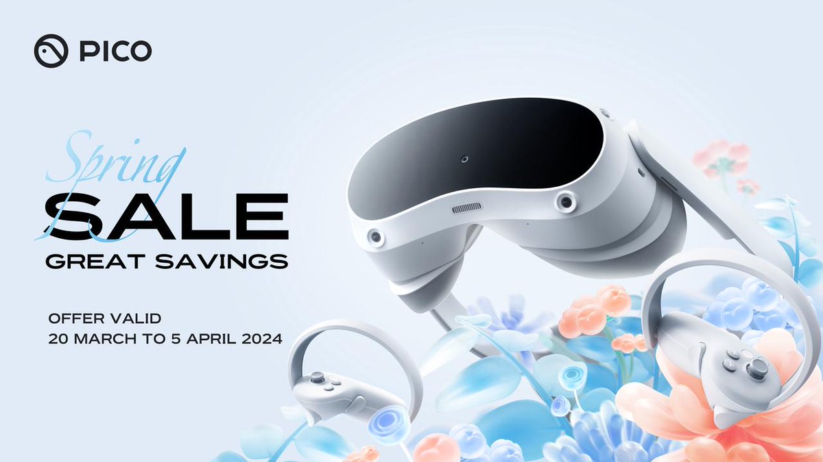 🌷 Hop into the world of immersive experiences with our Easter Special Sales! 📷 Dive into adventure, explore new worlds, and unleash your creativity with our discounted PICO 4 VR headset! Limited time only, hop on over and grab yours today! 📷 #PICO4 #LimitedTimeOffer