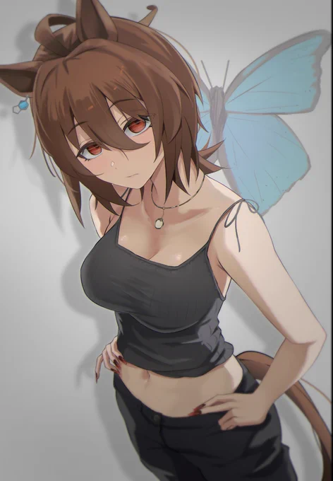 タキオンを描いた #ウマ娘 