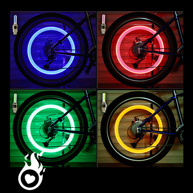 Turn your ride into a disco on wheels with our LED bicycle 🚴‍♀️ 
Perfect for bikes to cars 🚗, these valves don’t just light up; they scream 'look at me'! 
Waterproof, rust-proof, and practically immortal. 

Easy to install, batteries ready to party💡

🖱️heartjacking.com/en/1612-Light-…