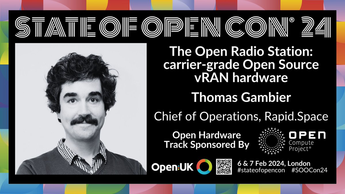 💫 AT SOOCOn24, @Tomogambier took the stage and discussed about the innovative Open Radio Station, revolutionizing telecommunications with open source vRAN hardware. Watch the talk now: youtube.com/watch?v=ZidZmz… #soocon24 #soocon25 #opensource