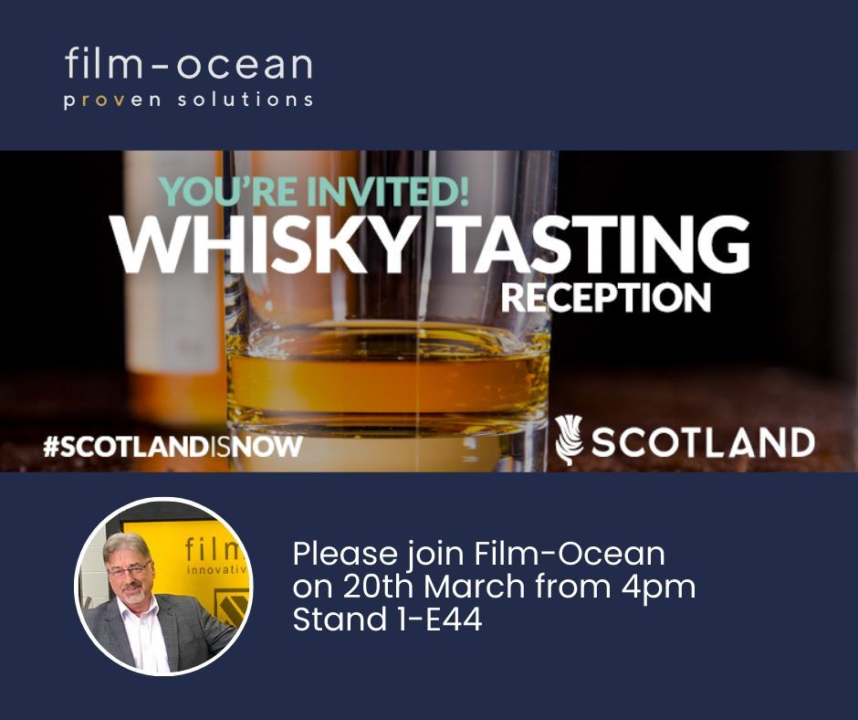 Please join Film-Ocean on Wednesday 20th March from 4pm to attend the Scottish Development International Whisky Tasting Reception.  The event starts at 4pm on stand 1-E44 - hope you’re able to join us.

#scotlandisnow #WindEurope24