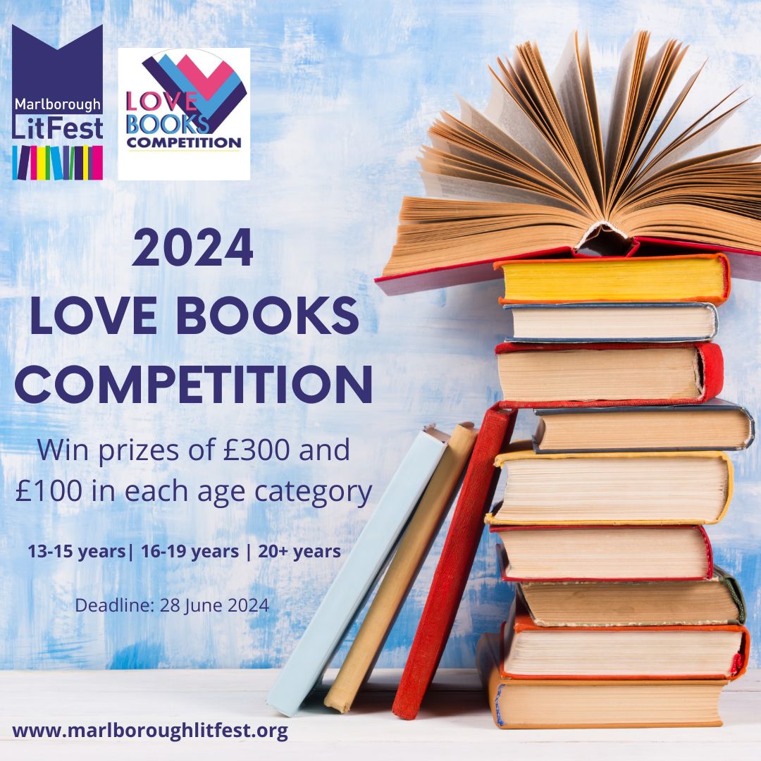 💫Our fifth national Love Books competition is now open! Explain your choice of a favourite book, poem or play in up to 750 words, with prizes of £300 and £100 in each age category. Please spread the word! All info and how to enter here: bit.ly/4cBJOPd #MLF2024 #15years