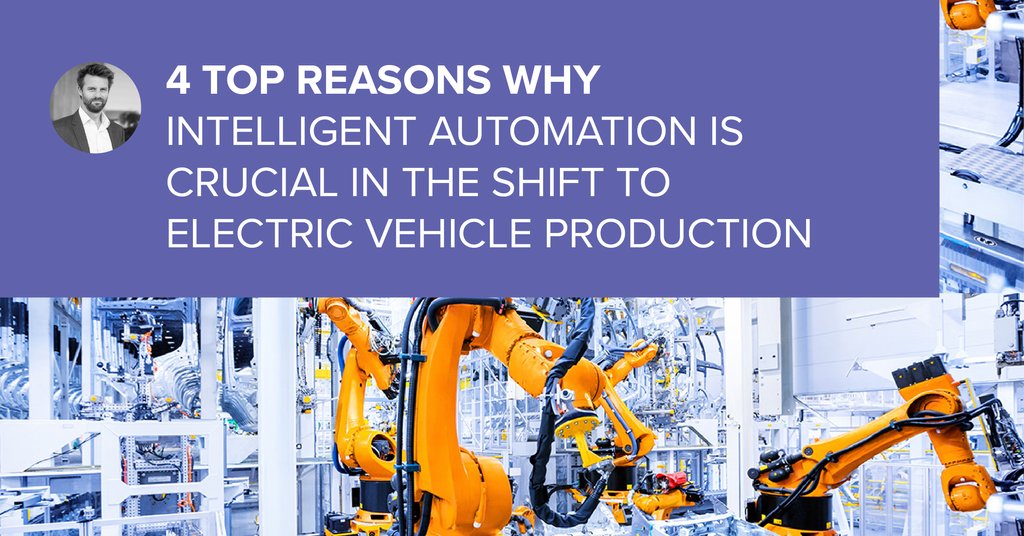 4 Top reasons why #intelligentautomation is crucial to the shift in #electricvehicle production: 1 – Unlocks ability to change production levels 2 – More flexibility 3 – Speeds up takt time 4 – Improves quality & reduces waste Read article: insphereltd.com/electric-vehic… #INSPHERE