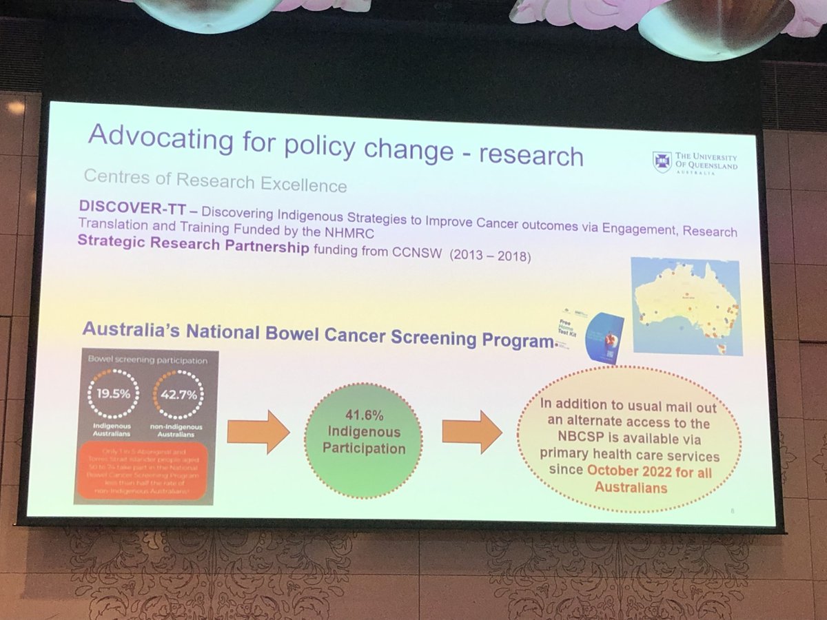 Dr Blind's participation in the WICC conference in Melburne continues with an intensive programme. Issues of compliance in Maori with cancer and differences between Aboriginal and non-Aboriginal Australians have been on the programme. #WICC2024