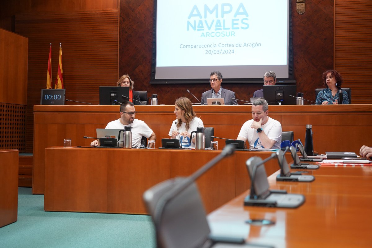 Los representantes del @AmpaNavales informan en las #ComparecenciasCiudadanas sobre 'las múltiples deficiencias que presenta el CPI Ana María Navales de Arcosur'.

🔴📽️bit.ly/cortesdirecto