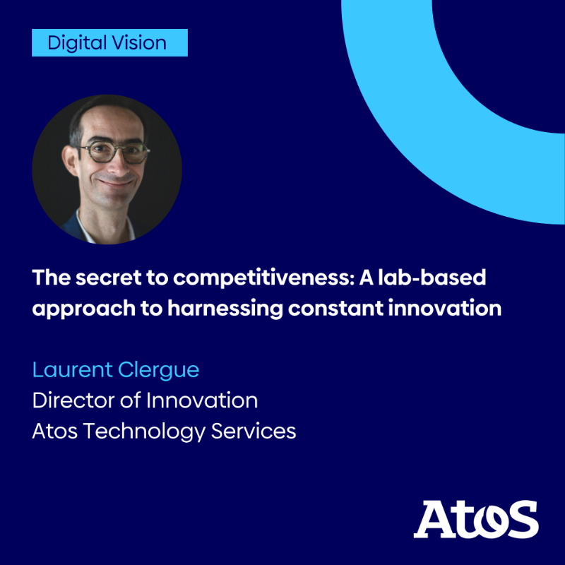 Atos's tweet photo. When technology can take you literally anywhere, how do you choose what direction should steer your business? 🧭
A lab-based approach can deliver the right kind of #Innovation. 🎯
Discover more in our Digital Vision opinion paper. ⏬
#AdvancingWhatMatters #AtosDigitalVision