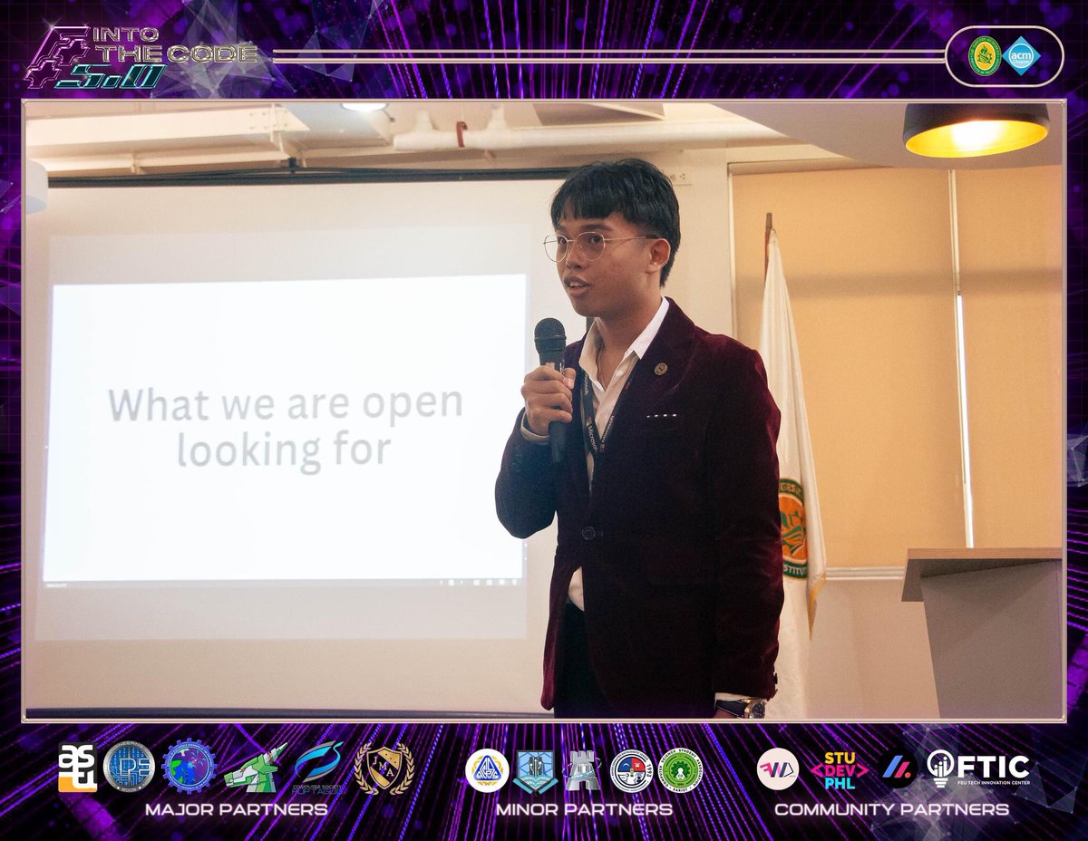 feutechACM's tweet photo. Get ready we officially unveil Project ACM-X! 🚀

Accompany us as we continue to expand on this innovative voyage into a technological future. 🌐 🦾

Captured by: Ken Macaraig
Caption by: Leslie John Mendiola

#IntoTheCode
#QuantumHERitage
#AQuantumOdyssey https://t.co/6mhOTlOLB0