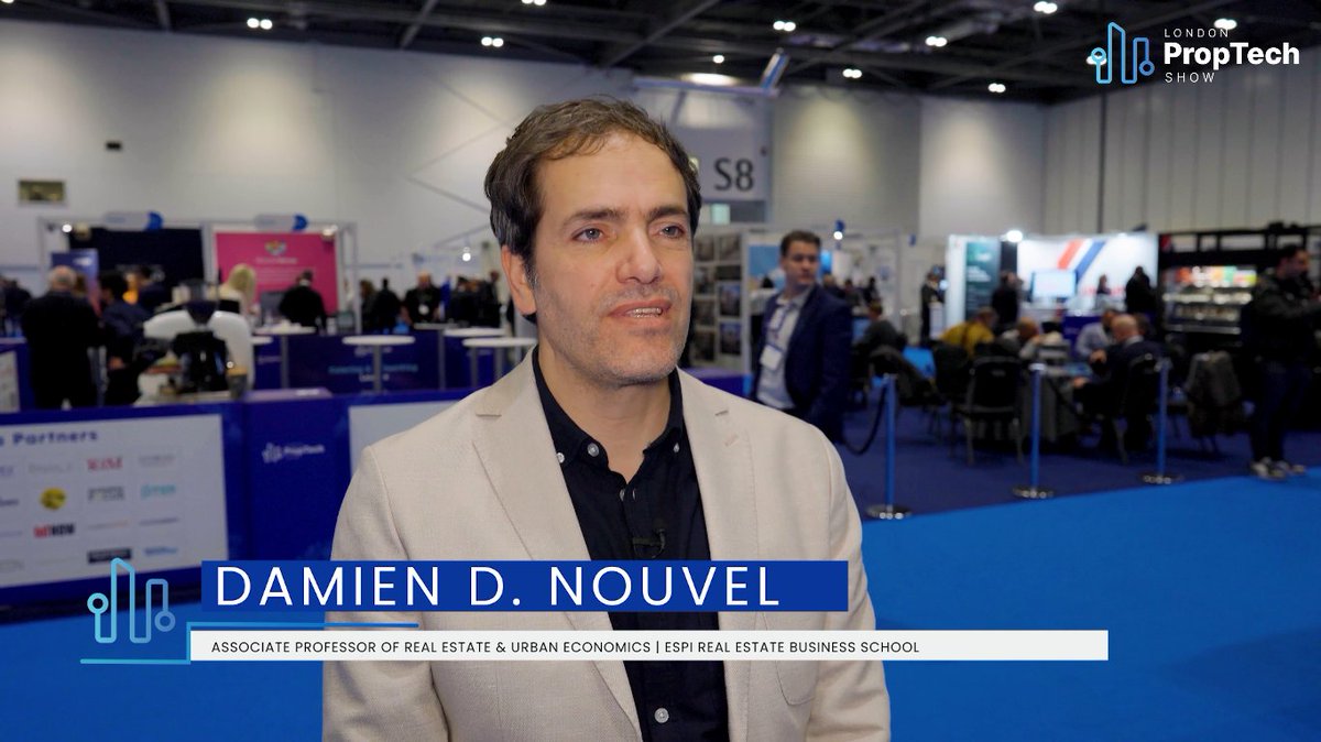 Hear from Damien D. Nouvel, Associate Professor of Real Estate & Urban Economics, ESPI Real Estate Business School in an exclusive interview with the London PropTech Show. Watch here: youtu.be/lQaZl7Nwlto #proptechshow #pts24 #proptechshow2024 #londonproptech #realestate