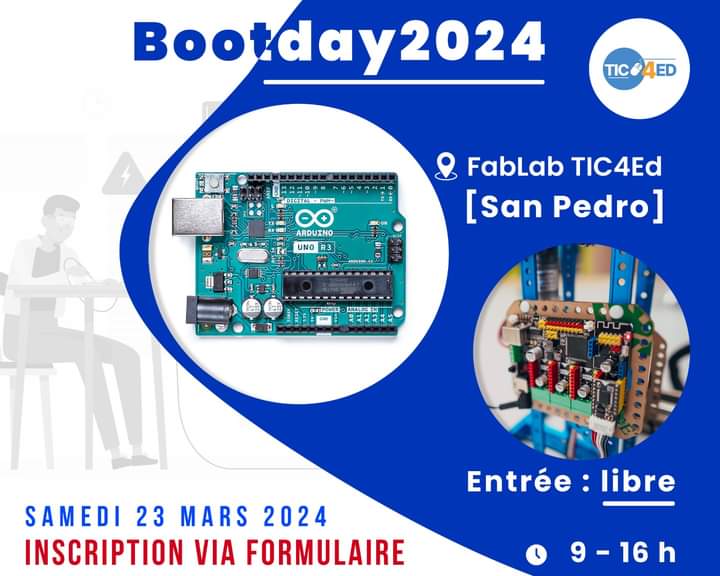 Tic4Ed's tweet image. Nous vous attendons le 23 mars dans notre FabLab dans le cadre d&apos;#Arduinodays