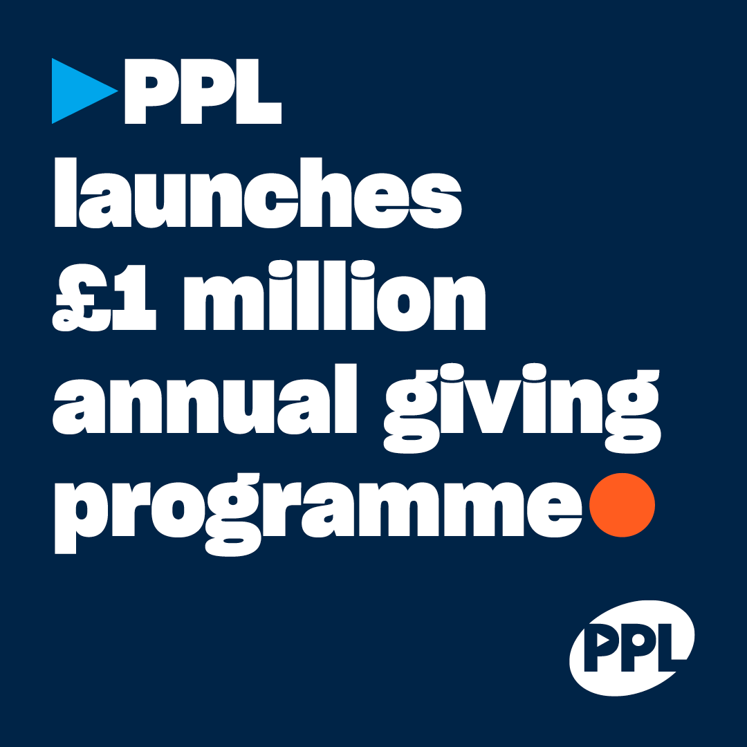 PPLUK's tweet photo. We are delighted to announce the launch of PPL Giving, with a core aim of developing a sustainable music industry for future generations and building on our existing support for a wide range of music organisations, including @PRSFoundation🙌
More here: https://t.co/KRFfb9w4wx https://t.co/rYX0GWi9Bb