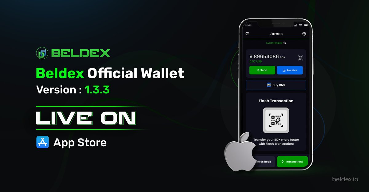 BeldexCoin's tweet image. ‼️ Mandatory Update ‼️

#Beldex Official Wallet version 1.3.3 is live now

Available On 🔽
iOS - apps.apple.com/in/app/beldex-…