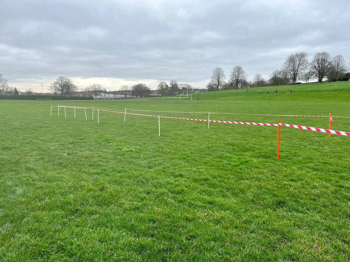 Course all set up....looking forward to seeing all the runner soon #cross-country