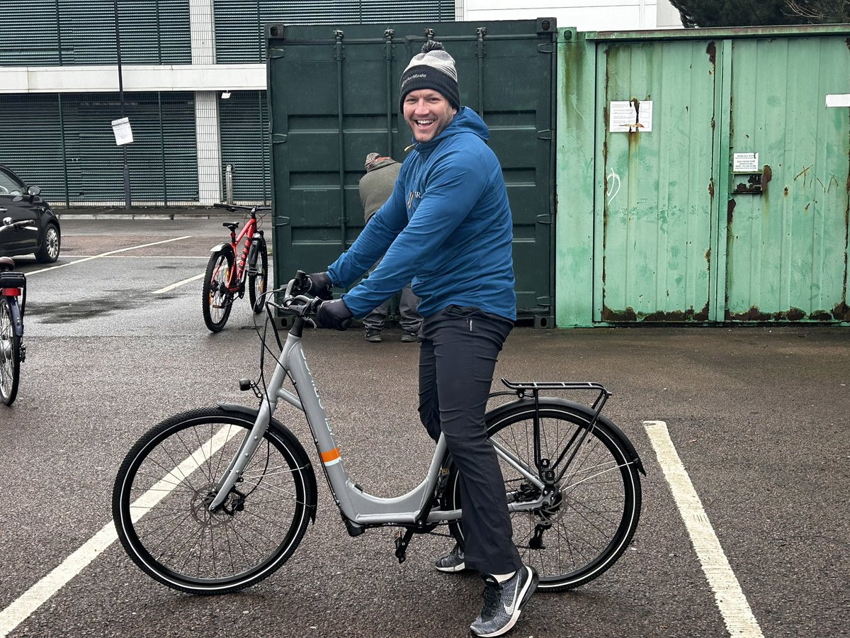 Yesterday we took delivery of 3 ebikes to add to our growing stock of free to use community bikes. We now have 10 standard mountain bikes, 4 ebikes, a 2 seater trike and 3 standard trikes. We’ve also had the container fitted out to help us store the bikes.