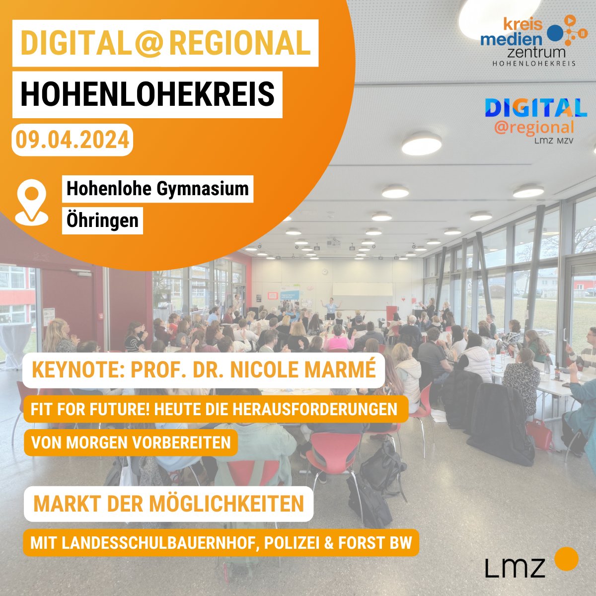Saskia Ebel (@ebel_saskia) on Twitter photo 🚀 Jetzt Platz sichern! Entdeckt praxisnahe Workshops zu Gaming, Coding, KI in der Unterrichtsvorbereitung, Videoproduktion, 3D-Druck und vielem mehr bei #digitalregional ! 💡💻🎬 Zur Anmeldung ➡️eveeno.com/digitalregiona…
#Lernen #Innovation #xlz #bluelz #edubw <a href="/lmz_bw/">Landesmedienzentrum BW</a> 🚀 Jetzt Platz sichern! Entdeckt praxisnahe Workshops zu Gaming, Coding, KI in der Unterrichtsvorbereitung, Videoproduktion, 3D-Druck und vielem mehr bei #digitalregional ! 💡💻🎬 Zur Anmeldung ➡️eveeno.com/digitalregiona…
#Lernen #Innovation #xlz #bluelz #edubw <a href="/lmz_bw/">Landesmedienzentrum BW</a>