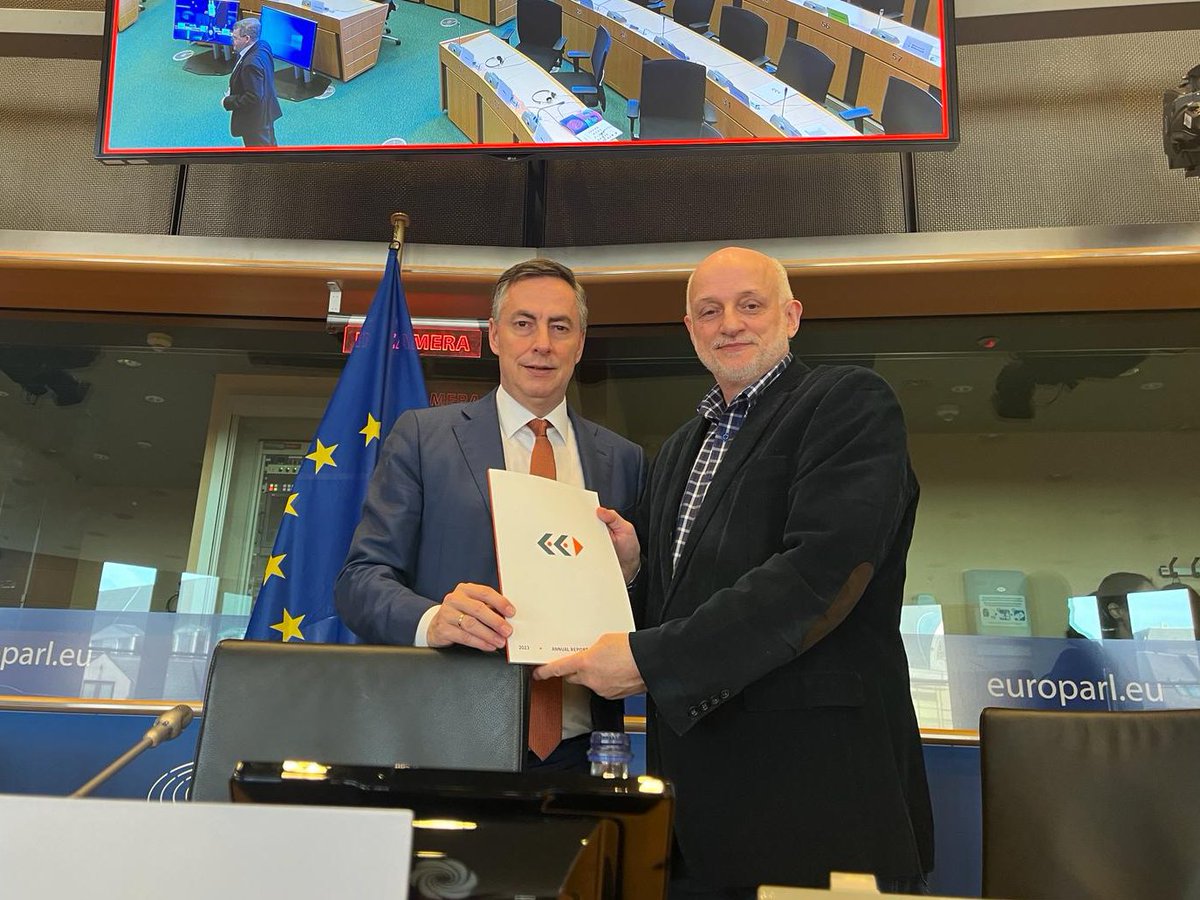 Today EED Executive Director @j_pomianowski presented the EED 2023 Annual Report at the European Parliament’s Committee on Foreign Affairs (@EP_ForeignAff). The report provides an overview of EED's democracy support work in 2023 and in the past ten years: bit.ly/3Vr2pXU